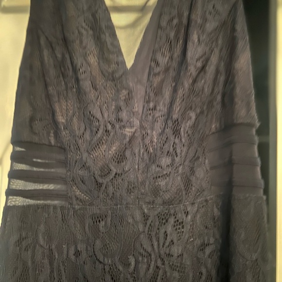 Lace Cut Out Evening Dress - Picture 5 of 6